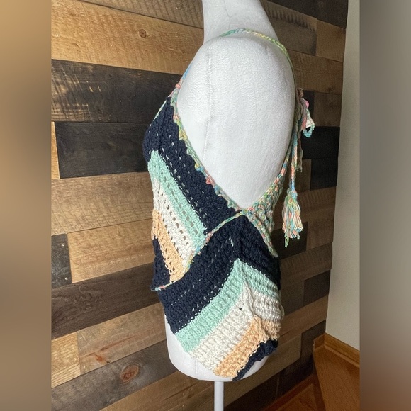 Free People Crochet Chevron Swim Up
Tank Top In Summer Breeze Size Small - Picture 2 of 10